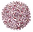 Коктейльное кольцо с фиолетово-красными австрийскими кристаллами из аметиста